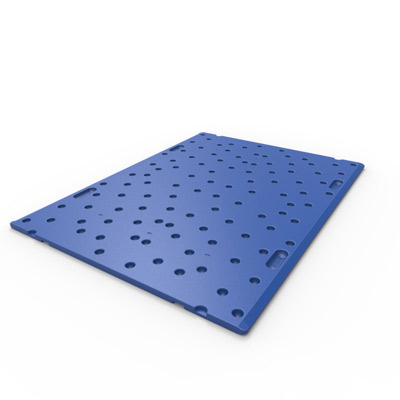 43" x 32" Smooth Top Racking Board, Blue