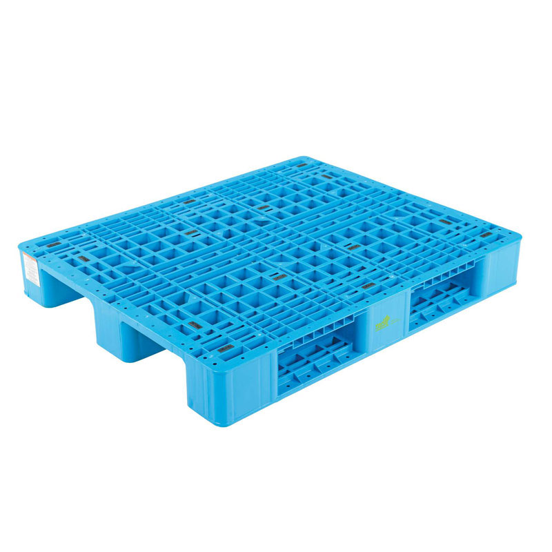 48x40 in Blue Rackable Plastic Pallet w/ Steel, PLPR-4840-ST